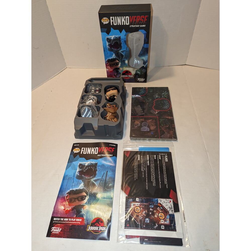 FunkoVerse: Jurassic Park 101 2 Pack Board Game Pieces Sealed Complete